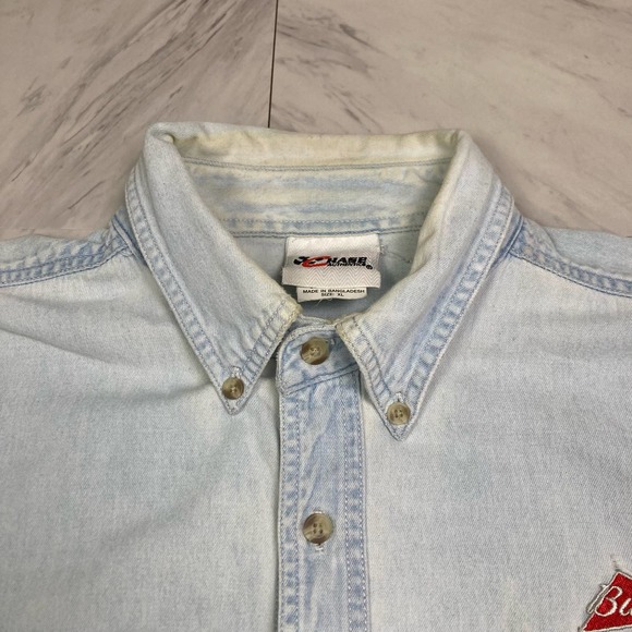 Vintage 2000s 'Dale Earnhardt Jr.' Budweiser Button-Down - Picture 2 of 10